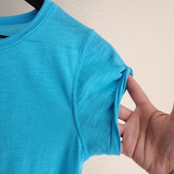 Free People We The Free S Turquoise Clare Tee - Picture 6 of 13